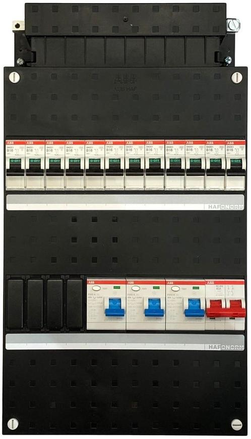 ABB groepenkast 12 groepen 1-fase, Doe-het-zelf en Verbouw, Elektra en Kabels