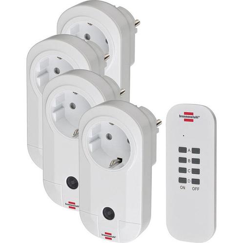 Brennenstuhl draadloze Schakelaarset RC CE1 4001- set van 4, Doe-het-zelf en Verbouw, Elektra en Kabels, Verzenden