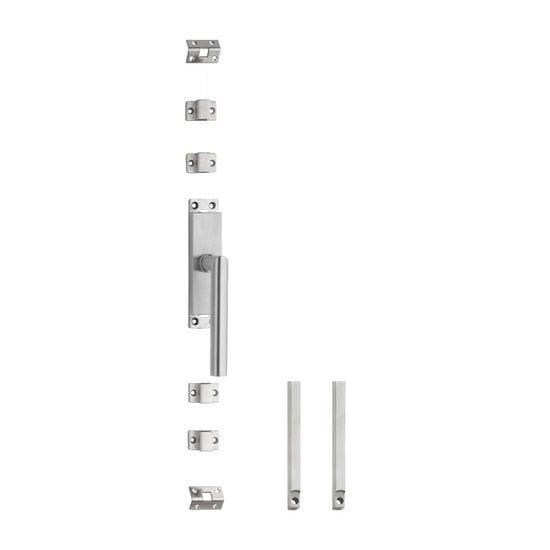 Klink-espagnolet rechts hoek 90° met stangenset 2x 1245 m.., Doe-het-zelf en Verbouw, Hang- en Sluitwerk, Klink of Kruk, Nieuw