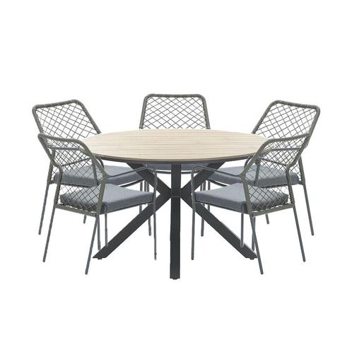 Garden Impressions Ross tuinset 6-delig mosgroen - Tulli, Tuin en Terras, Tuinsets en Loungesets, Verzenden