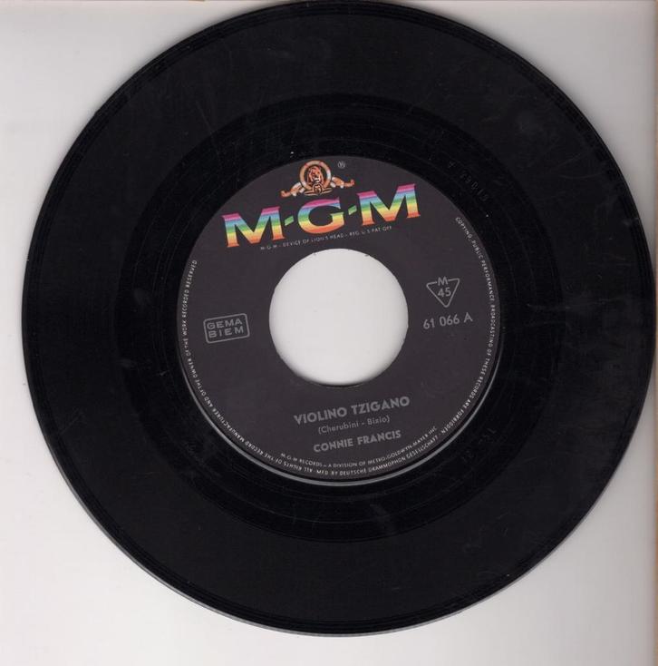 Connie Francis – Violino Tzigano / Dammi La Mano E Corri (1-, Cd's en Dvd's, Vinyl Singles, Ophalen of Verzenden