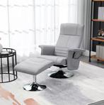 Elektrische Massagestoel Grijs – Met Voetensteun 8 punten, Huis en Inrichting, Stoelen, Verzenden, Nieuw, Grijs, Stof