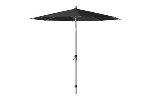 Platinum Riva parasol 2,5 m. Zwart, Tuin en Terras, Parasols, Stokparasol, Nieuw, Kantelbaar, Verzenden