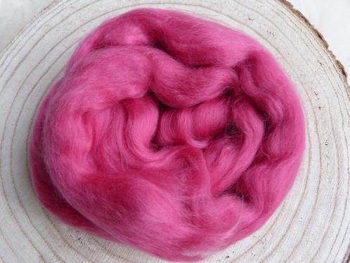 Frambooskleurige Kasjmier, Hobby en Vrije tijd, Spinnewielen en Spinnen, Nieuw, Ophalen of Verzenden