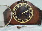 Pendule - Junghans - Art Deco Glas, Hout, Messing -, Antiek en Kunst, Curiosa en Brocante