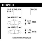 Hawk 1998-2002 Chevrolet Camaro SS 5.7 HPS 5.0 Rear Brake, Ophalen of Verzenden, Nieuw