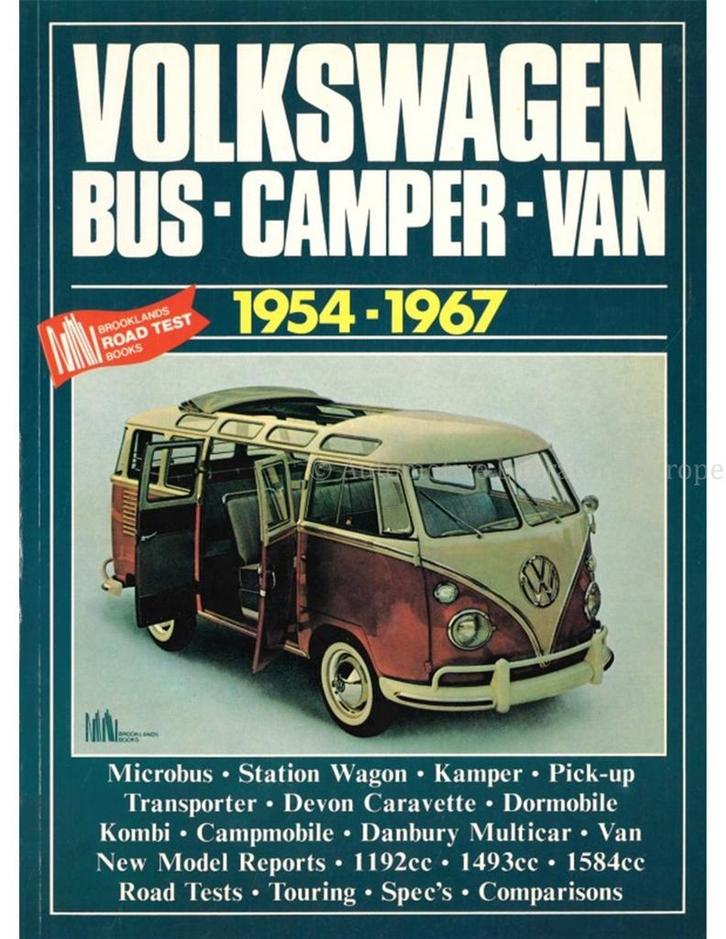 VOLKSWAGEN BUS-CAMPER-VAN 1954-1967 (BROOKLANDS), Boeken, Auto's | Boeken, Volkswagen