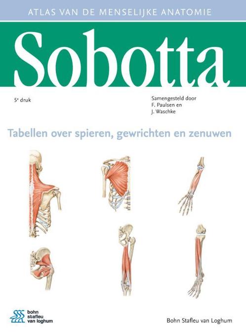 Sobotta Tabellen over spieren, gewrichten en, 9789036821391, Boeken, Studieboeken en Cursussen, Zo goed als nieuw, Verzenden