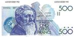 Bankbiljet 500 francs 1982 - 1998 UNC, Postzegels en Munten, Munten en Bankbiljetten | Verzamelingen, Verzenden