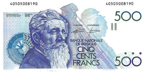 Bankbiljet 500 francs 1982 - 1998 UNC, Postzegels en Munten, Munten en Bankbiljetten | Verzamelingen, Verzenden