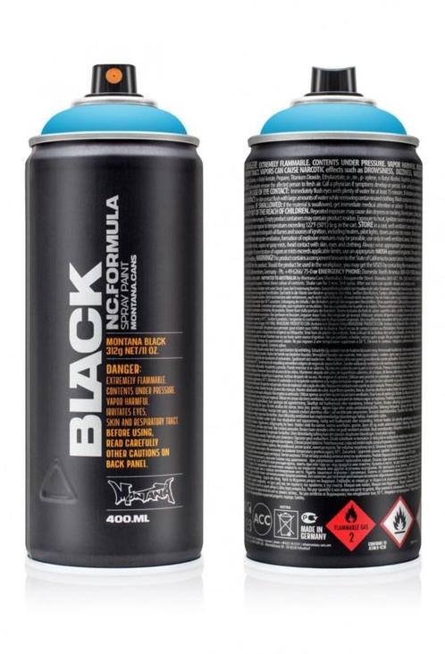 Montana Black BLK5030 Light Blue 400 ml, Doe-het-zelf en Verbouw, Verf, Beits en Lak, Nieuw, Ophalen of Verzenden