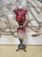 Olielamp - Kristal, Glas, Legering..., Antiek en Kunst