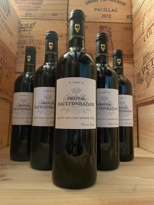 2007 Château Haut Fonrazade - Saint-Émilion Grand Cru - 6, Verzamelen, Wijnen