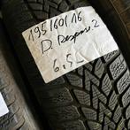 2 x Dunlop 195-60-16 Winterbanden 6,5mm, Auto-onderdelen, Banden en Velgen, Gebruikt, 16 inch, Band(en), Personenwagen