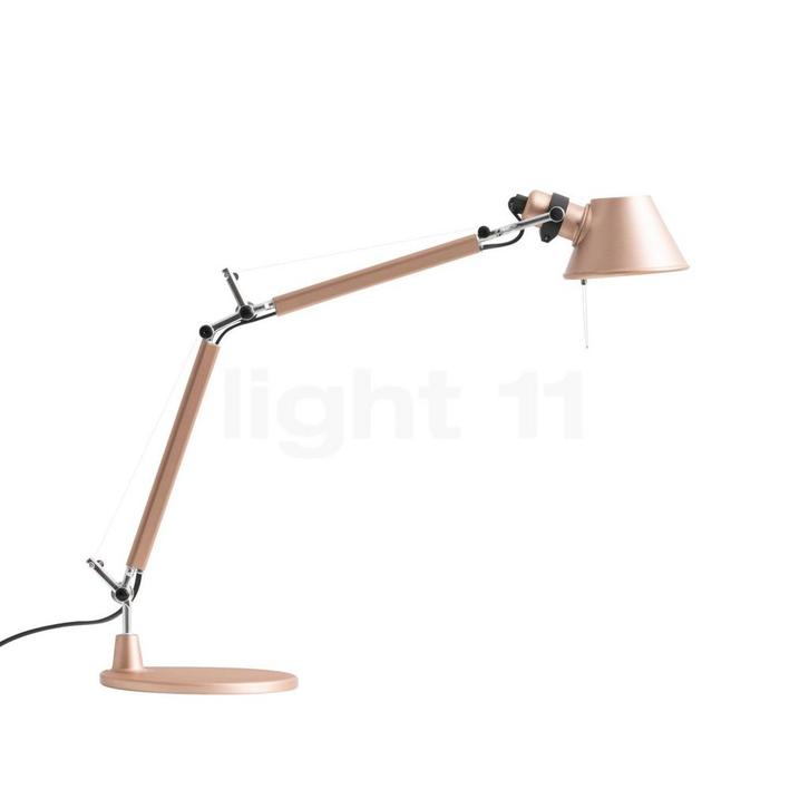 Artemide Tolomeo Micro Tavolo, koper - met tafelvoet, Huis en Inrichting, Lampen | Tafellampen, Nieuw, Verzenden