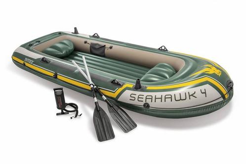 Intex Opblaasboot Seahawk 4 Set vierpersoons, Watersport en Boten, Accessoires en Onderhoud, Nieuw, Ophalen of Verzenden