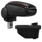 Armsteun Peugeot 308 I SW CC kunstleer zwart rood stiksel