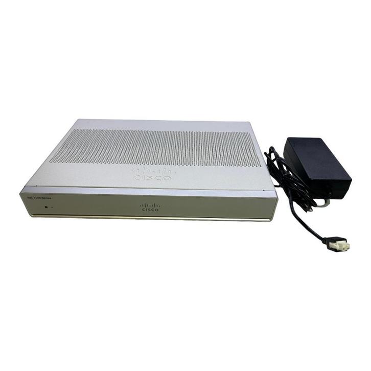 Cisco C1111-4P Gigabit router dubbele WAN Refurbished, Computers en Software, Routers en Modems, Refurbished, Router met modem