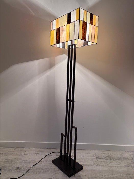 Staande lamp - Glas-in-lood, Antiek en Kunst, Curiosa en Brocante