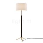 Santa & Cole Pie de Salø³n Vloerlamp, wit/messing - cilind, Huis en Inrichting, Lampen | Vloerlampen, Verzenden, Nieuw