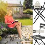 2dekans | tectake® Inklapbare bistroset voor 2 personen -, Ophalen of Verzenden, Zo goed als nieuw