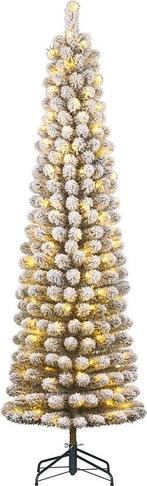 2dekans | Black Box Trees Charlton Smalle Kunstkerstboom met, Diversen, Kerst, Ophalen of Verzenden, Zo goed als nieuw