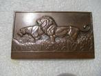 Penning - René THENOT (1893-1963). Bronze Art Déco. Couple, Antiek en Kunst, Kunst | Designobjecten