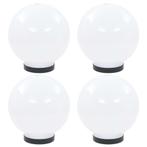 vidaXL LED-bollampen 4 st rond 20 cm PMMA, Tuin en Terras, Nieuw, Verzenden