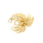 Luxe gouden broche | Verwilderd design (vintage, massief), Sieraden, Tassen en Uiterlijk, Broches, Ophalen of Verzenden, Gebruikt