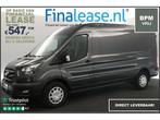 Ford Transit L3H2 Trend NIEUW 130PK BPM Vrij Trekhaak €547pm, Nieuw, Ford, Zilver of Grijs, Lease