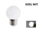 LED Bollamp E27 - 2 Watt - Koel Wit, Nieuw, Modern, Ophalen of Verzenden