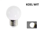 LED Bollamp E27 - 2 Watt - Koel Wit