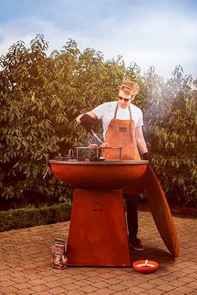 White Fire Barbecue Deksel, Huis en Inrichting, Zitzakken, Ophalen of Verzenden