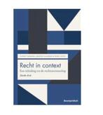 Recht in context, 9789462907652, Verzenden, Zo goed als nieuw