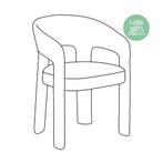 *WOONWINKEL* Dan-Form Splendor Gestoffeerde Eetkamerstoel Pu, Huis en Inrichting, Stoelen, Verzenden, Nieuw