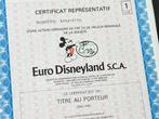 Euro Disneyland S.C.A. (Euro Disney) - 1 Aandelencertificaat, Nieuw