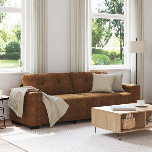 vidaXL Bank 3-zits 180 cm kunstleer bruin, Huis en Inrichting, Banken | Bankstellen, Nieuw, Leer, Driepersoons, Verzenden