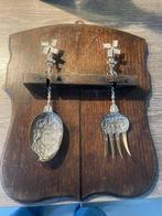 Bestekset (2) - Zilver - Dutch silver spoons (800), Antiek en Kunst