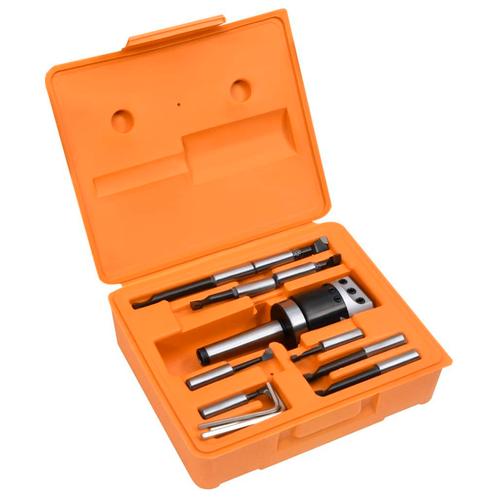 vidaXL 15-delige Boorgereedschapsset met MT3-F1-12 boorkop, Doe-het-zelf en Verbouw, Gereedschap | Handgereedschap, Nieuw, Verzenden