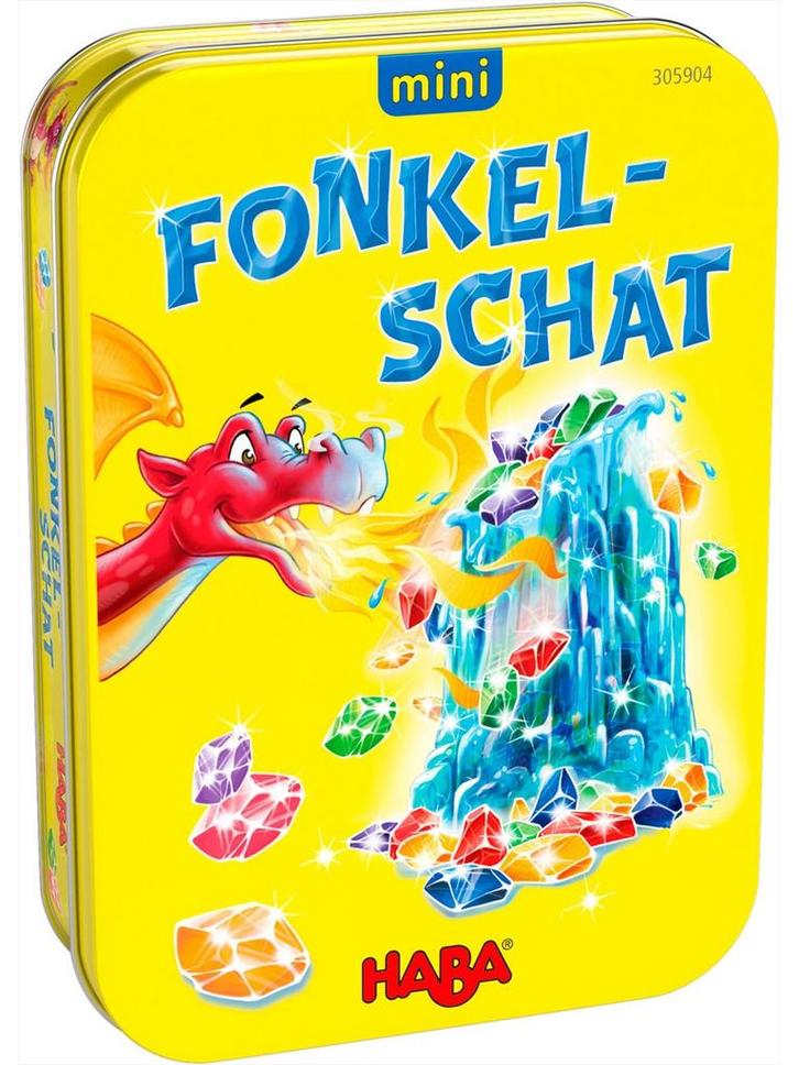 Haba Fonkelschat mini gezelschapssp van €9,99 voor €7,99, Hobby en Vrije tijd, Gezelschapsspellen | Bordspellen, Ophalen of Verzenden