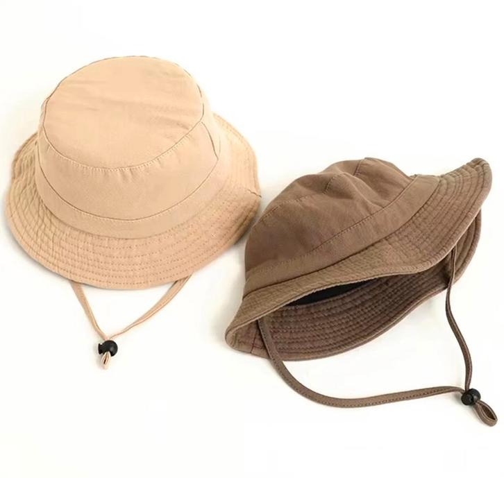 Kinder hoedje effen beige of bruin, Kinderen en Baby's, Kinderkleding | Overige, Jongen of Meisje, Nieuw, Verzenden