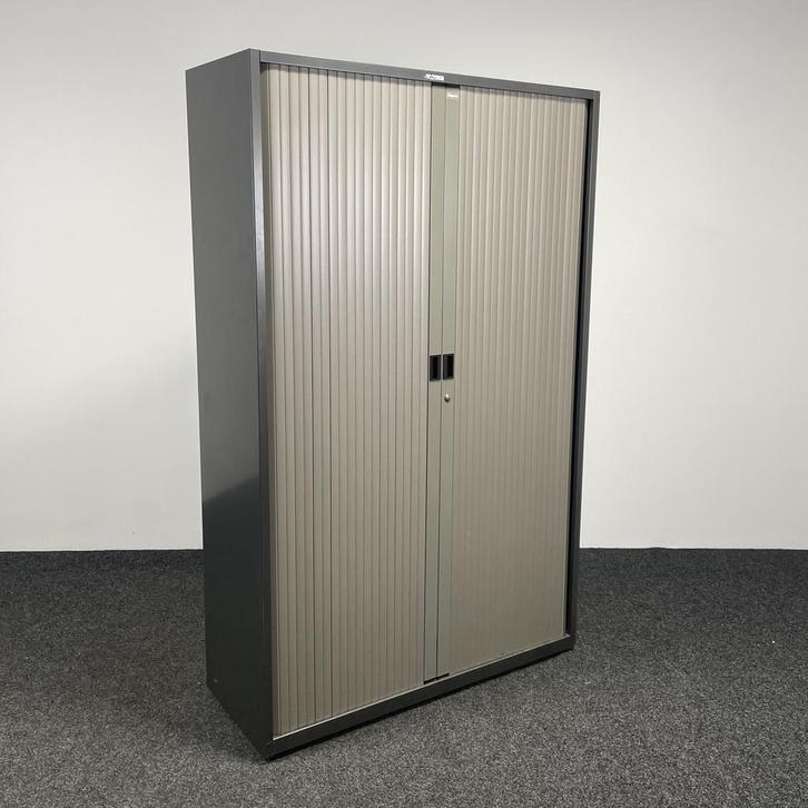 Gispen Archiefkast - Antraciet | 194  x 120,5 x 47cm, Huis en Inrichting, Kasten | Roldeurkasten en Archiefkasten, Gebruikt, Ophalen of Verzenden