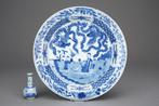 Bord - Porselein - Feng huang  and Immortal - China -