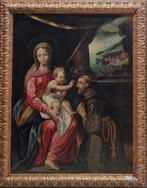 Scuola Toscana (XVI) - Madonna con bambino e S. Francesco
