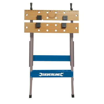 Silverline Draagbare werkbank - Inklapbaar - 100 kg draag...