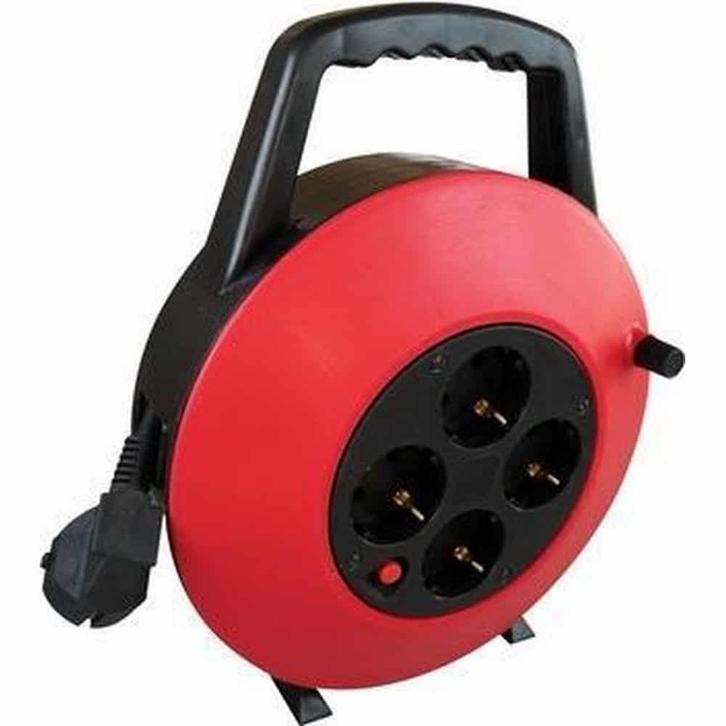 Haspel dicht 4-voudig 3x1mm2 + RA - 10 meter, Doe-het-zelf en Verbouw, Elektra en Kabels, Ophalen of Verzenden