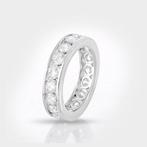Zonder Minimumprijs - Ring - 14 karaat Witgoud, IGI 2,97 ct, Nieuw