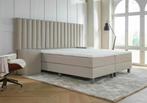 ACTIE! Boxspring Lyon 140 200 Beige, Huis en Inrichting, Verzenden, Beige, Nieuw, 140 cm
