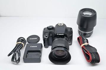 Occ. Canon EOS 1000D + 18-55 + 55-250   *630* beschikbaar voor biedingen