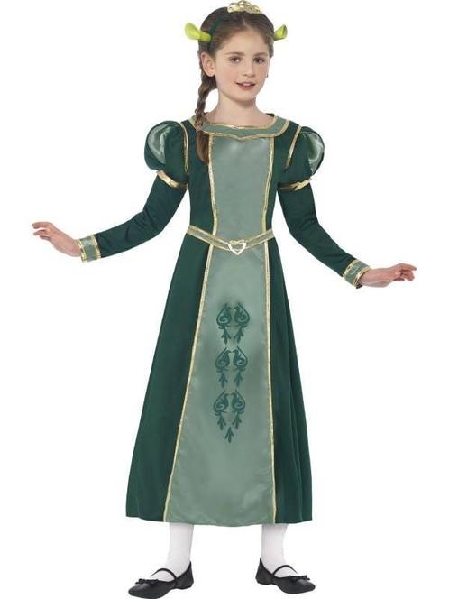 Shrek Prinses Fiona kostuum kind, Hobby en Vrije tijd, Feestartikelen, Nieuw, Ophalen of Verzenden